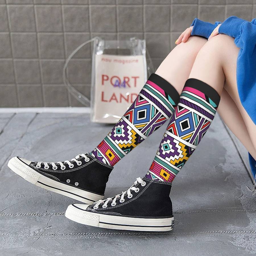 1 Pair Multicolor One Size Socks
