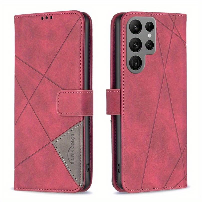 1pc Red For Samsung Galaxy S25 Ultra Phone Cases