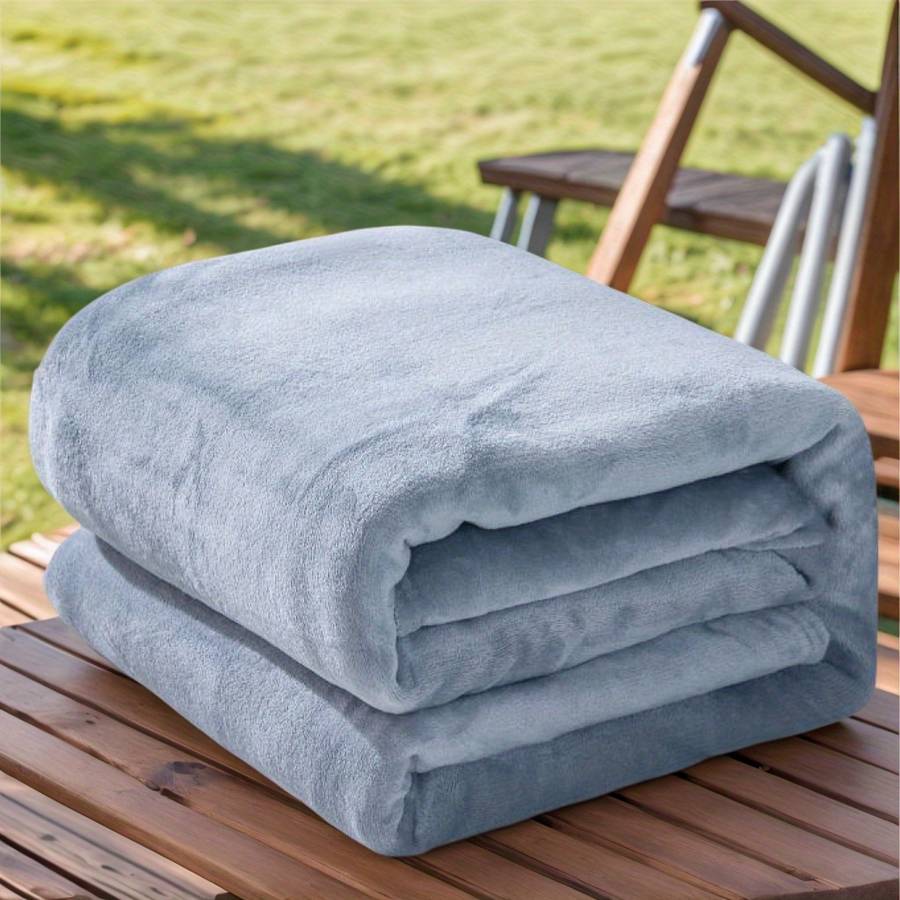 1ps Blanket Color Light Camel size 100x150cm
