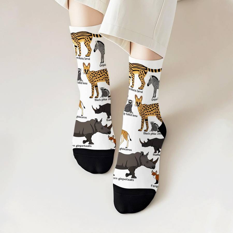 1 Pair Multicolor One Size Socks