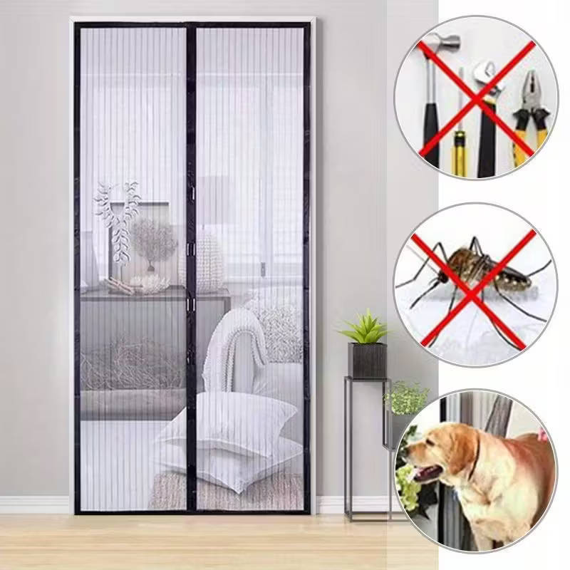 1pc Magnetic Blackout Mesh Screen Door