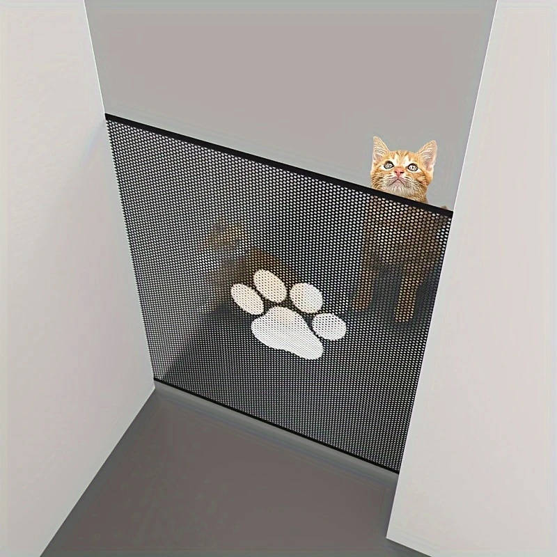 1 Set Easy-Install No-Drill Pet Gate