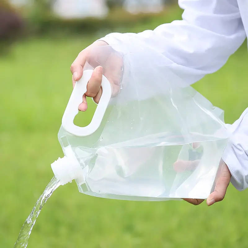 1pc 10L Ultra-Large Leak-Proof Foldable Water Bag Durable Portable Convenient for Camping and Outdoo