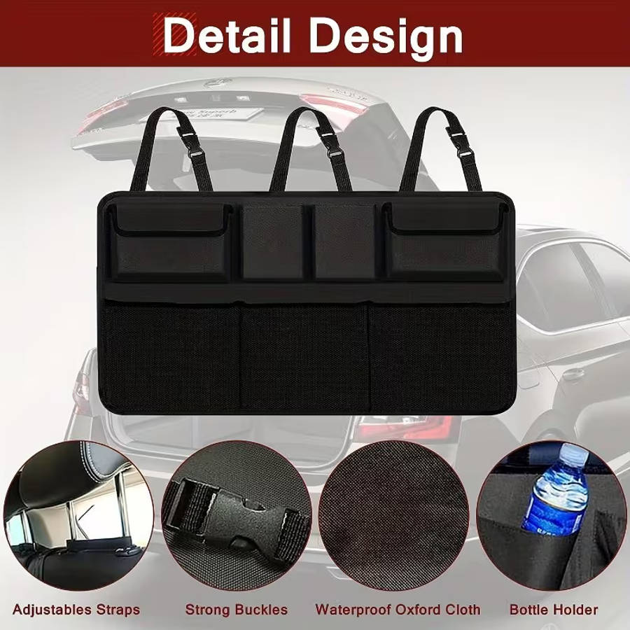Spacious Oxford Cloth Car Trunk Storage Bag