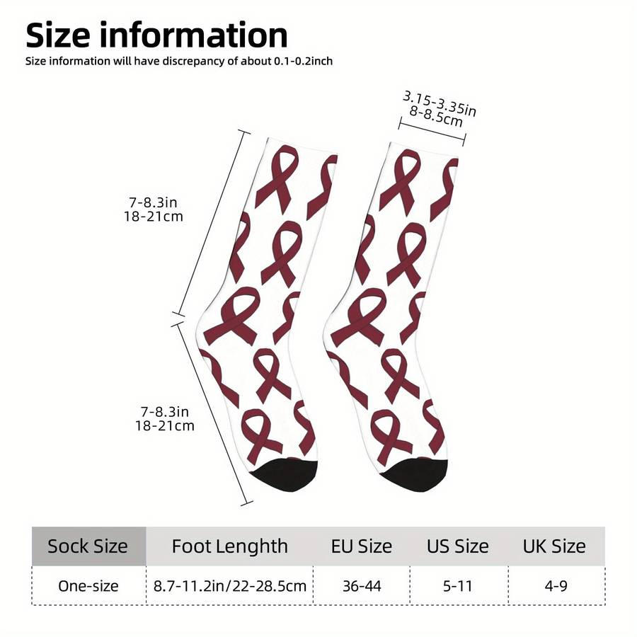 1 Pair Multicolor One Size Socks