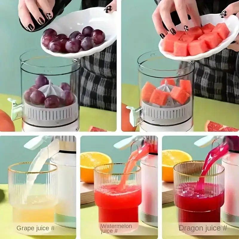Compact USB Rechargeable Blender with LED Display - Ideal for Smoothies & Milkshakes, Portable Fresh