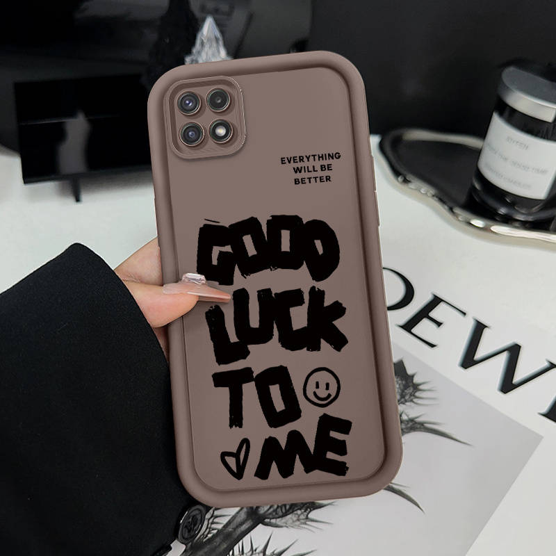 1pc A-Brown For Samsung Galaxy A04s Phone Cases