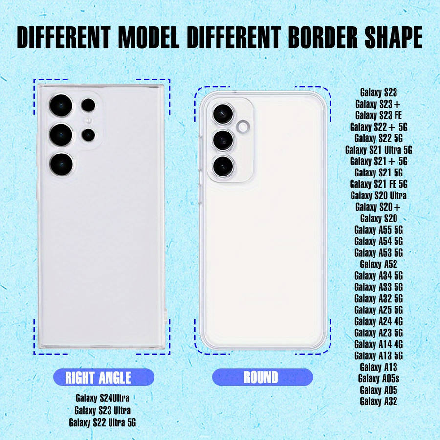 1pc Transparent For Samsung Samsung Galaxy S23 FE Phone Cases