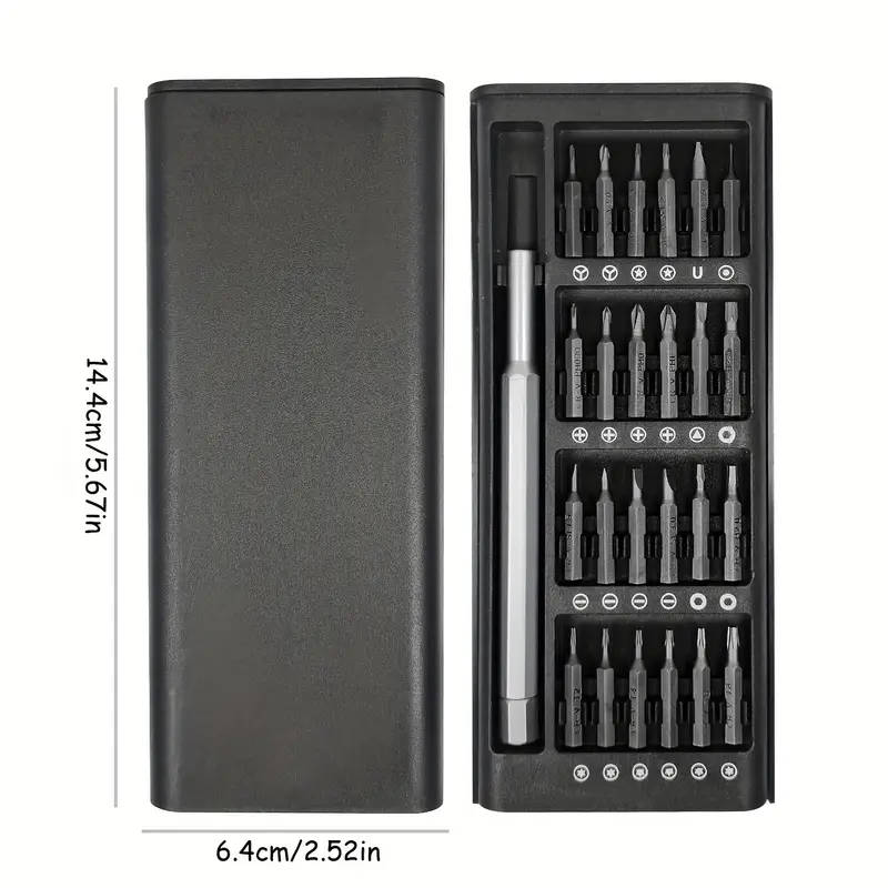 25 in 1 Precision Screwdriver Kit Versatile Repair Tool for Mobile Devices And Tablets Made of Sturd