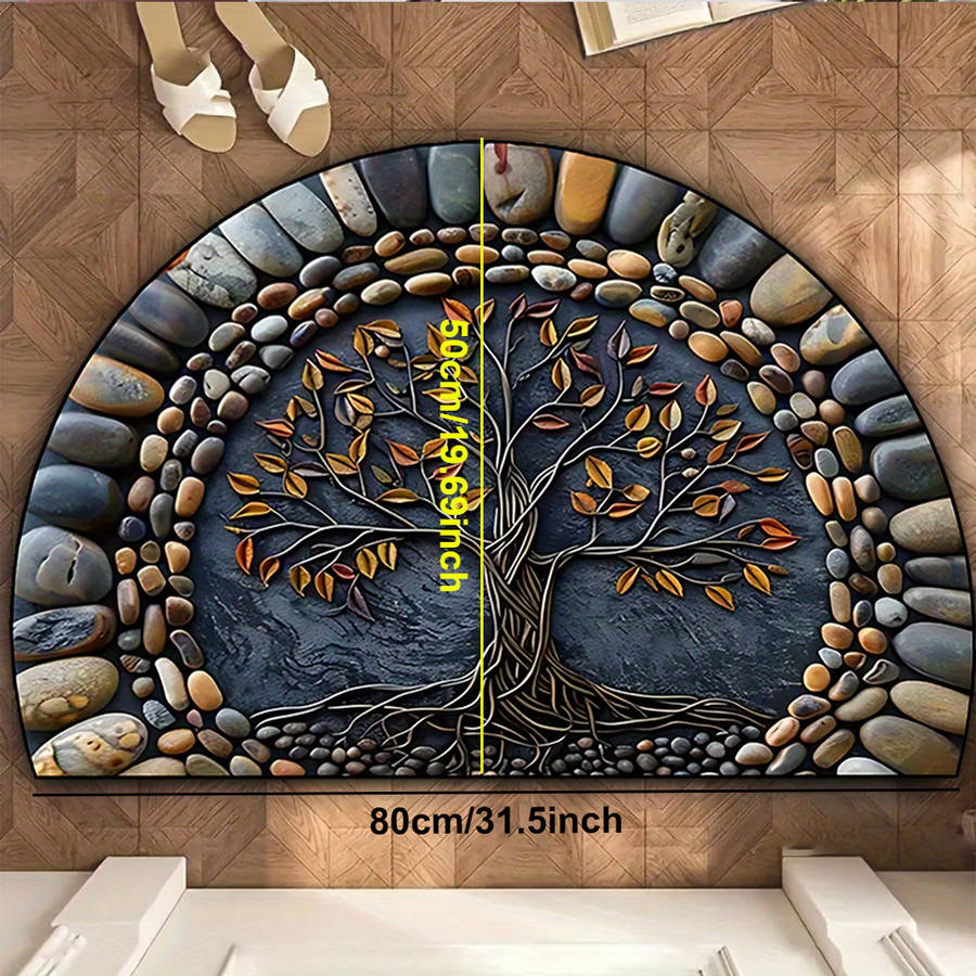 1Pc XL042 50x80cm 19.68x31.49inch Floor Mat