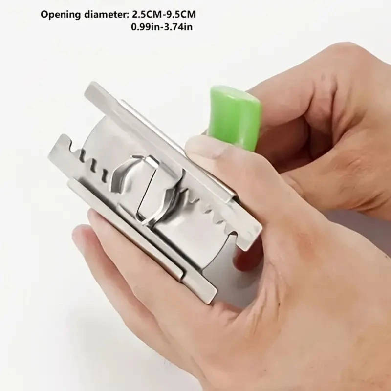 1Pc Stainless Steel Manual Torque Opener Multi Function Kitchen Can Lid Remover Portable Bottle Cap