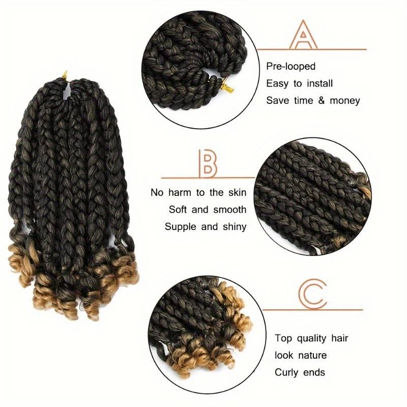 1Pc Black 25.4cm Fashion Design Wig