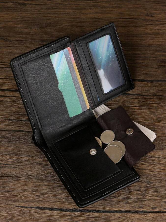 Kaiduch Men`s PU Leather Wallet with Coin pocket