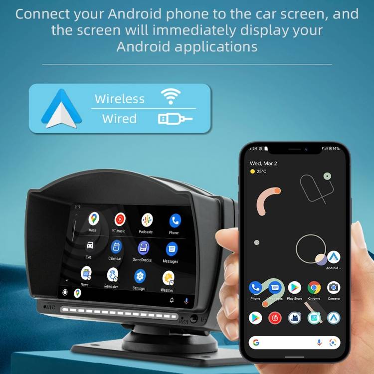 B5540 4.7 inch Allwinner Melis F133 Car MP5 Player, Support iOS CarPlay / Android Auto / BT / USB /