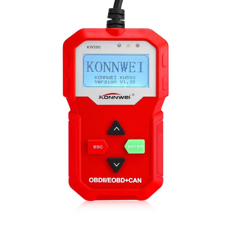 KONNWEI KW590 Mini OBDII Car Auto Diagnostic Scan Tools Auto Scan Adapter Scan Tool (Can Only Detect