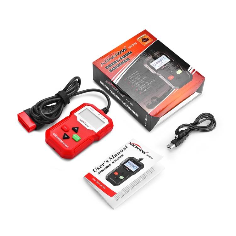 KONNWEI KW590 Mini OBDII Car Auto Diagnostic Scan Tools Auto Scan Adapter Scan Tool (Can Only Detect