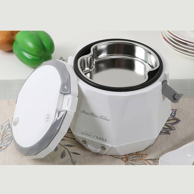 OUSHIBA Car Auto C3 Mini Multi-function Rice Cooker 12V 1.3L Volume for Rice Soup Noodles Vegetable