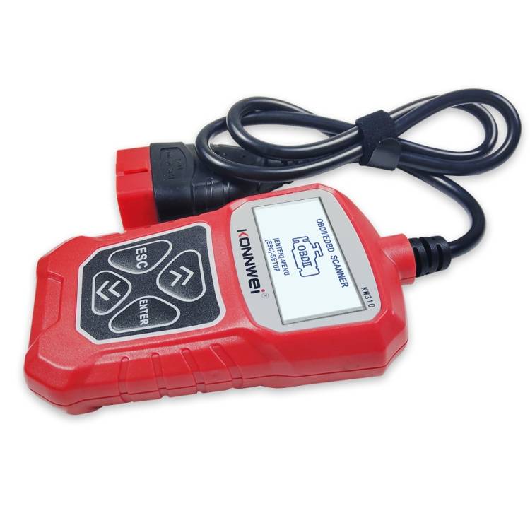KONNWEI KW310 OBD Car Fault Detector Code Reader ELM327 OBD2 Scanner Diagnostic Tool(Red)