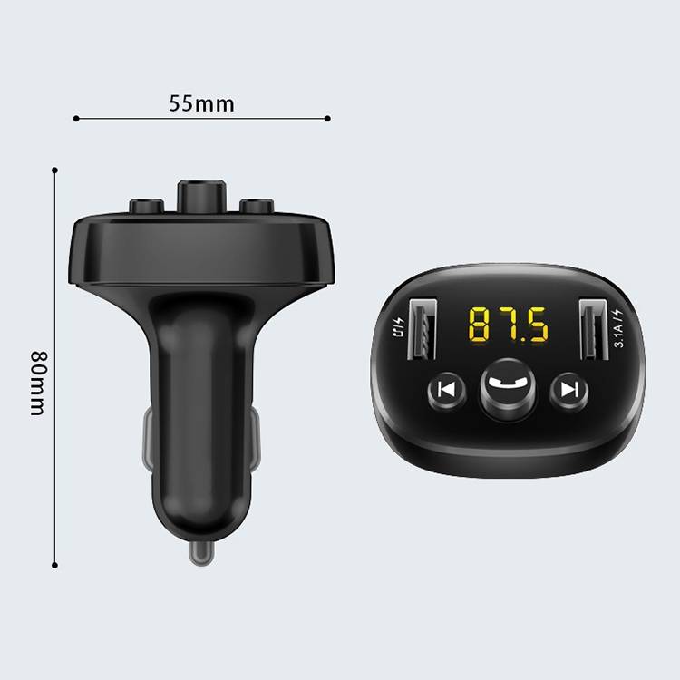 372 Car Multi-functional Smart MP3 Player Dual USB Bluetooth Hands-free Receiver