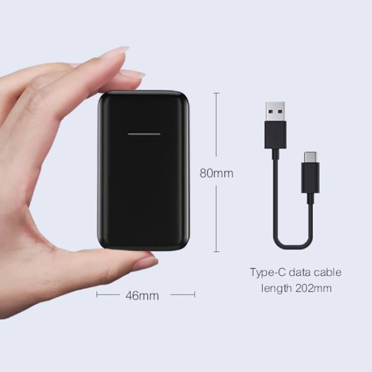 Original Car Wired to Wireless iOS Carplay Module Auto Smart Phone Carplay USB Navigation(Carbon Fib