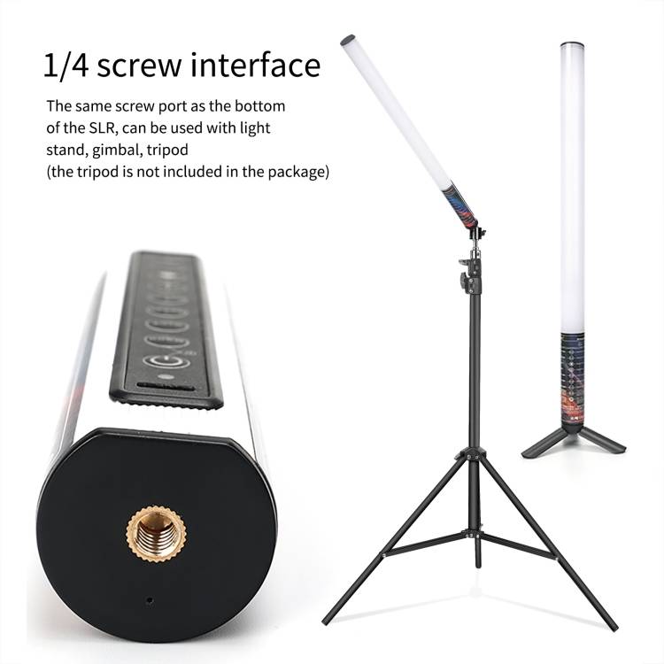 LUXCeO Mood1 50cm RGB Colorful Atmosphere Rhythm LED Stick Handheld Video Photo Fill Light with Trip