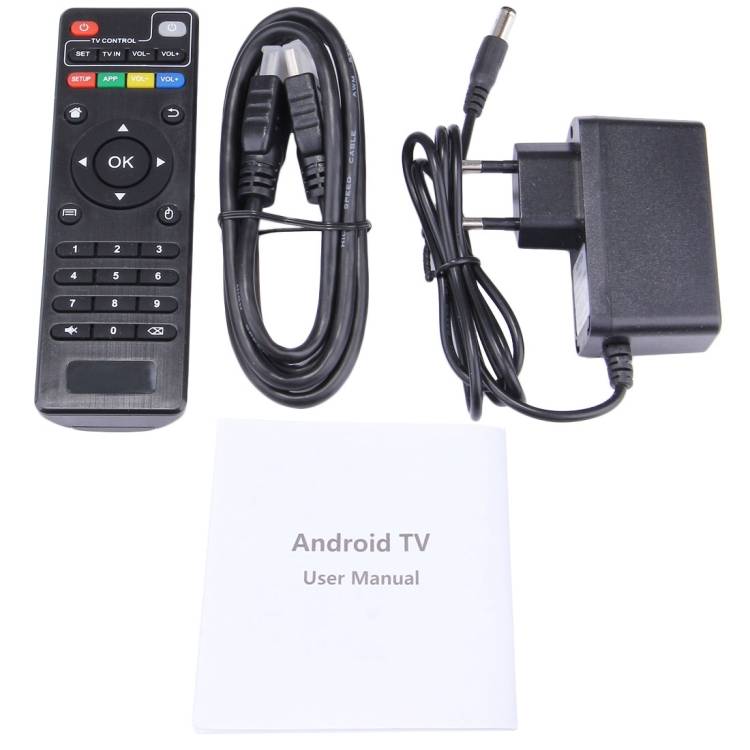 MXQ 4K Full HD Media Player RK3229 Quad Core KODI Android 9.0 TV Box with Remote Control, RAM: 1GB,