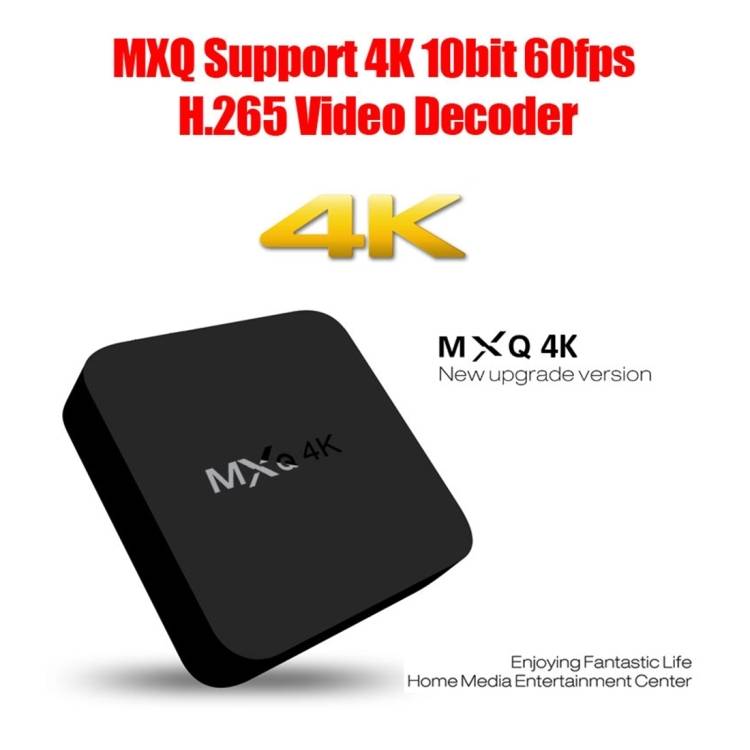 MXQ 4K Full HD Media Player RK3229 Quad Core KODI Android 9.0 TV Box with Remote Control, RAM: 1GB,