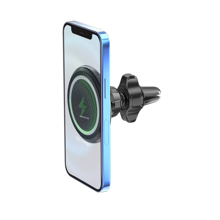 Borofone BH45 Car Magnetic Wireless Charging Holder(Black)