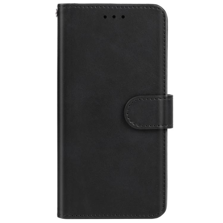 Leather Phone Case For Blackview A55(Black)