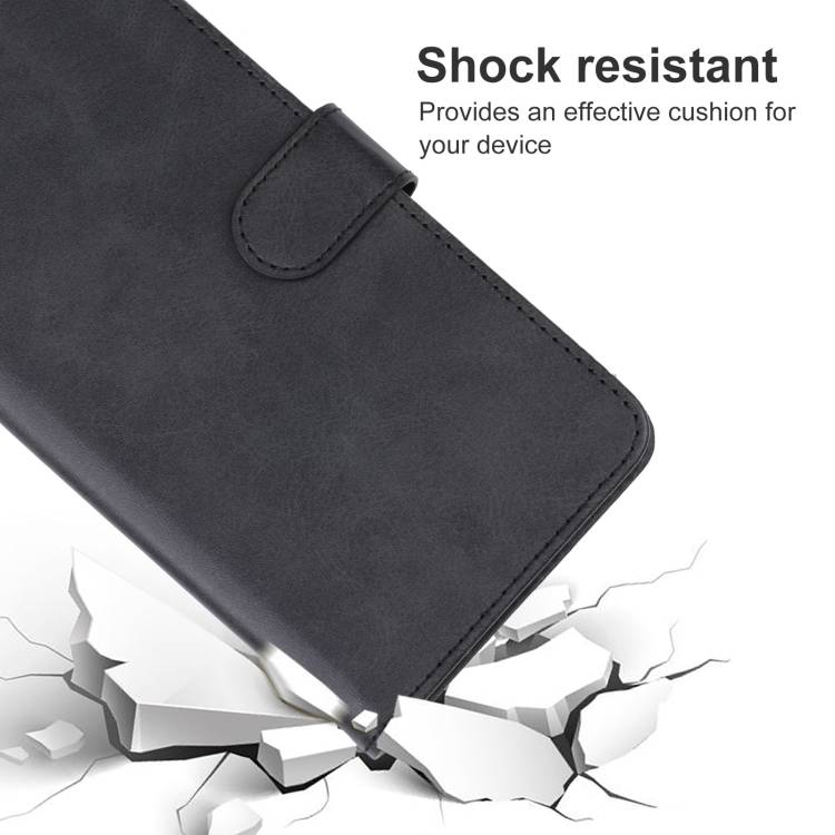 For Honor X7a Leather Phone Case(Black)