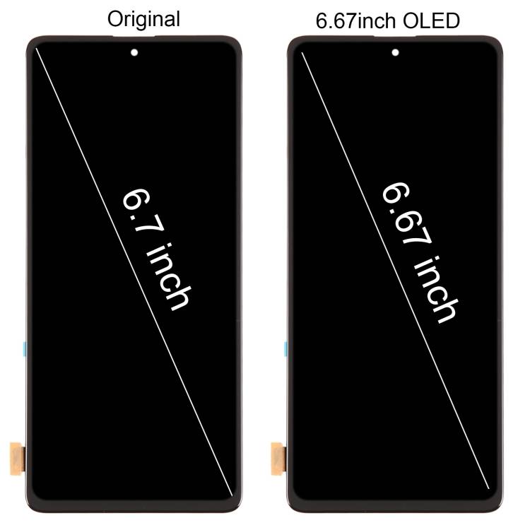 For Samsung Galaxy Note10 Lite SM-N770F 6.67 inch OLED LCD Screen With Digitizer Full Assembly