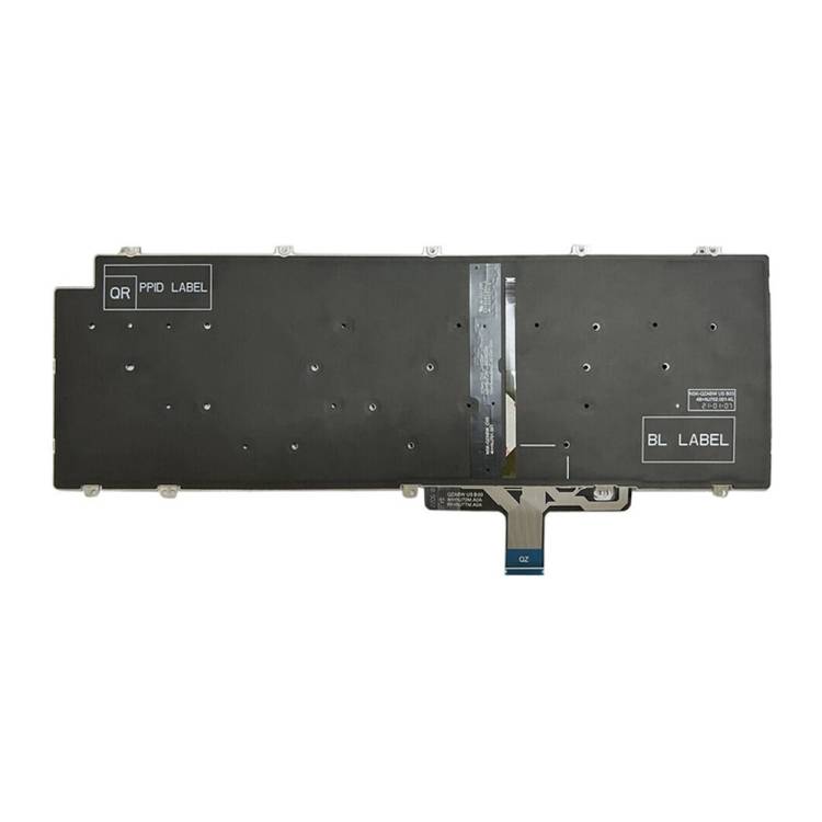 For Dell Latitude 5520 5521 Precision 3560 3561 US Version Backlight Laptop Keyboard(Black)