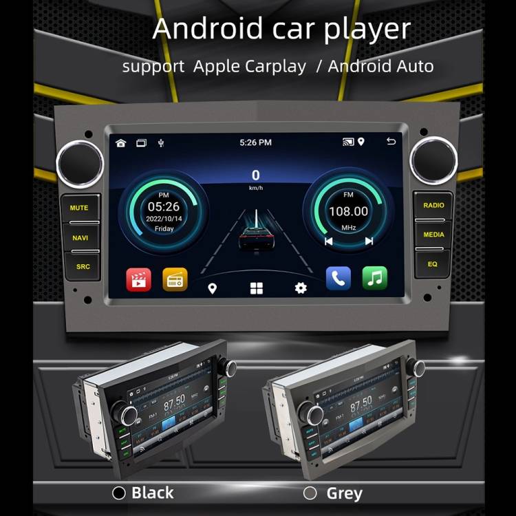 S-OB7A 7 inch Portable Car MP5 Player Built-in DAB Function Support CarPlay / Android Auto, Specific