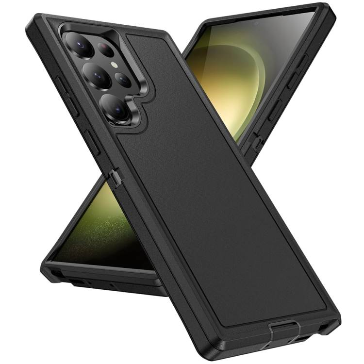 For Samsung Galaxy S24 Ultra 5G Life Waterproof Rugged Phone Case(Black)