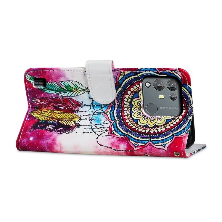 For Blackview A55 Pro Painted Pattern Horizontal Flip Leather Phone Case(Dreamcatcher)