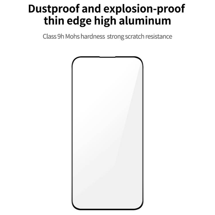 For iPhone 15 Pro Max TGVIS HD 2.5D 9H Screen Printing Full-screen Tempered Glass Film