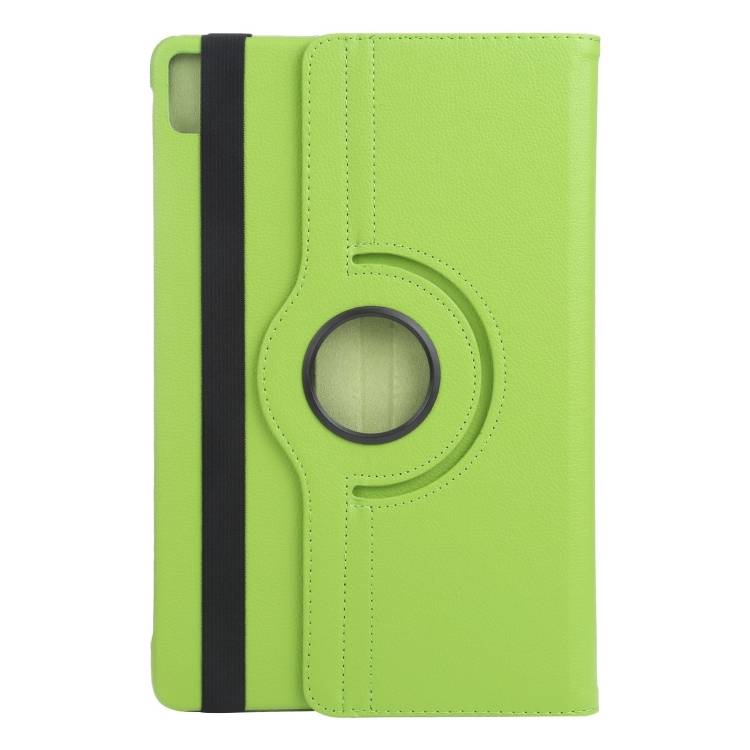 For iPad Air 11 2024 360 Degree Rotation Litchi Texture Leather Tablet Case with Holder(Green)