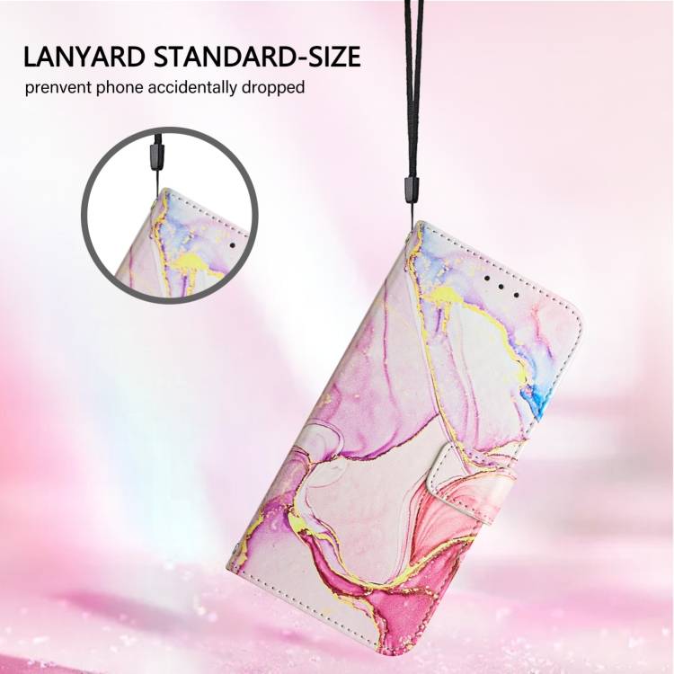 For Xiaomi Redmi 8 / 8A PT003 Marble Pattern Flip Leather Phone Case(Rose Gold)