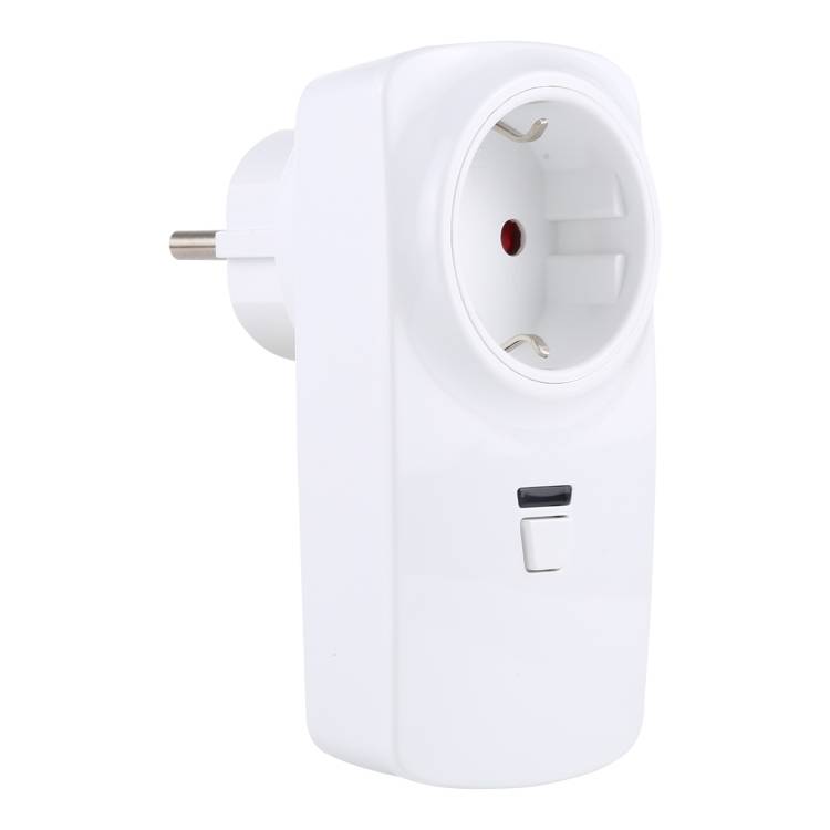 AK-DL220 220V Smart Wireless Remote Control Socket with Remote Control, Plug Type:EU Plug
