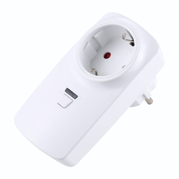 AK-DL220 220V Smart Wireless Remote Control Socket with Remote Control, Plug Type:EU Plug