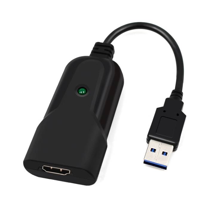 K004 HDMI to USB 3.0 UVC HD Video Capture (Black)