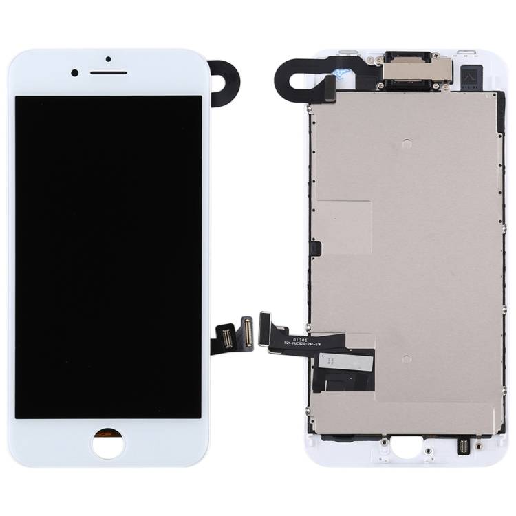 TFT LCD Screen for iPhone 8 with Digitizer Full Assembly include Front Camera (White)