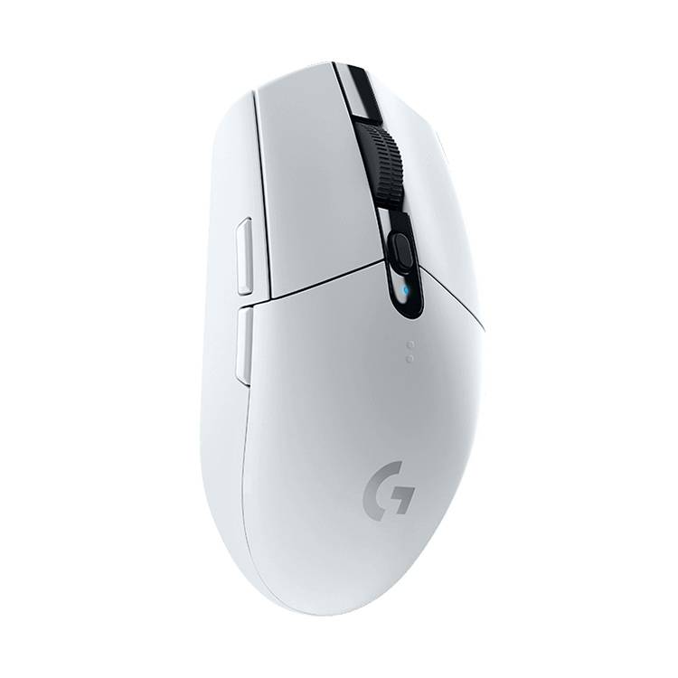 Logitech G304 LIGHTSPEED 12000 DPI 6 Programmable Buttons HERO Sensor Wireless Gaming Mouse (White)