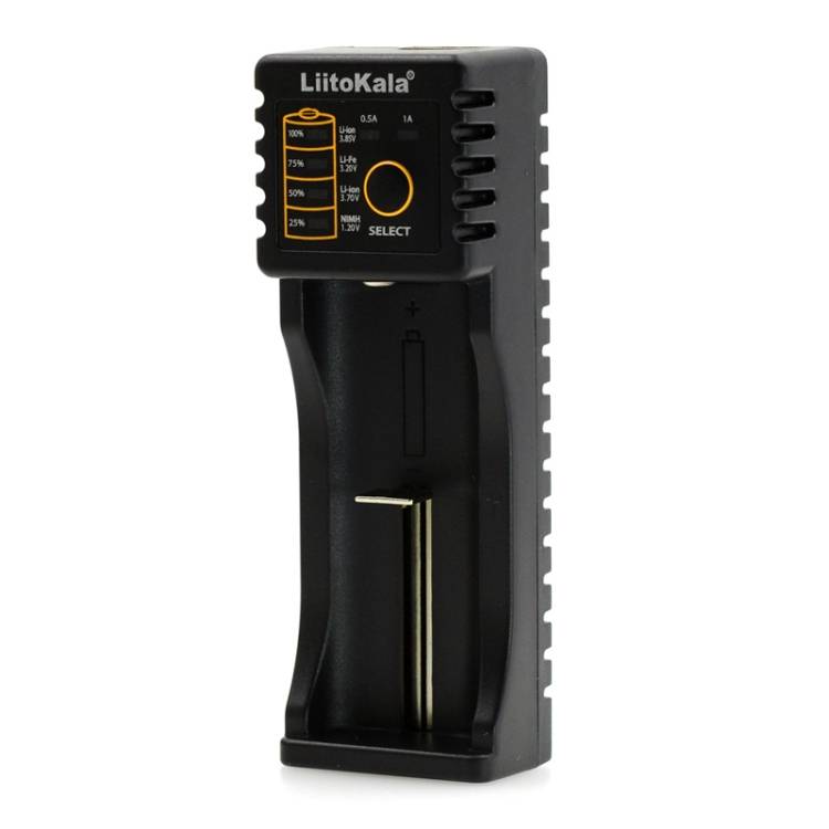 LiitoKala Lii-100 Battery Charger for Li-ion IMR 18650, 18490, 18350, 17670, 17500, 16340 (RCR123),