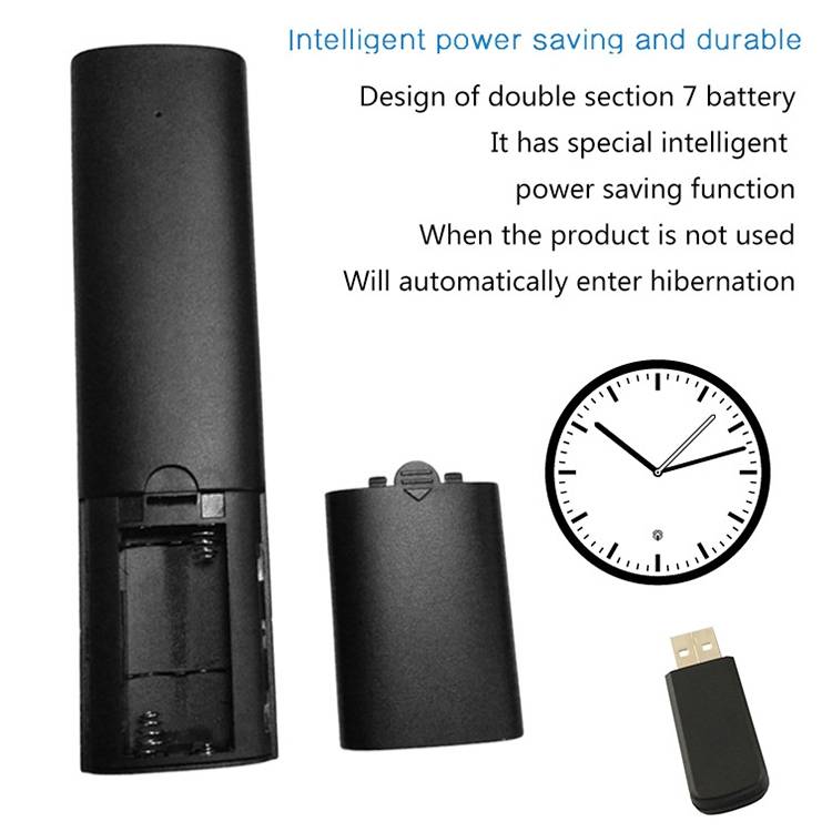 Q5 Gyroscope + Voice Foreign Version USB 2.4G Wireless Voice Flying Mouse Remote Control, Support Se