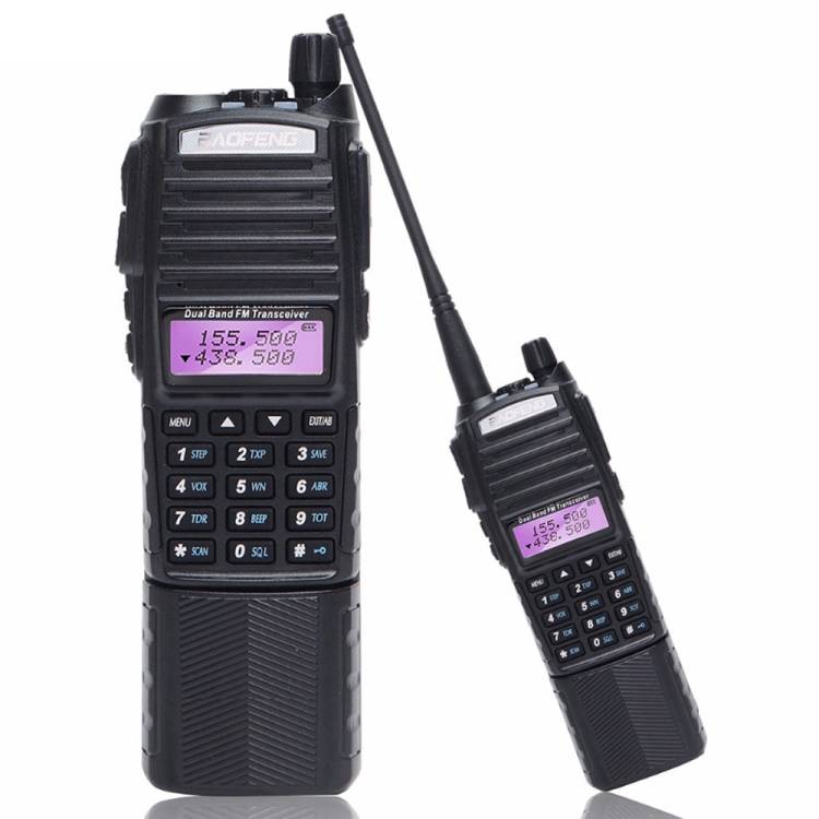 BaoFeng UV-82T Tri-Band Two-Way Radio Dual Antenna Handheld Walkie Talkie, EU Plug