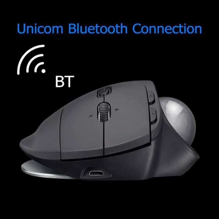 Logitech MX ERGO 440DPI Bluetooth + Unifying Dual-mode Wireless Trackball Optical Mouse(Black)