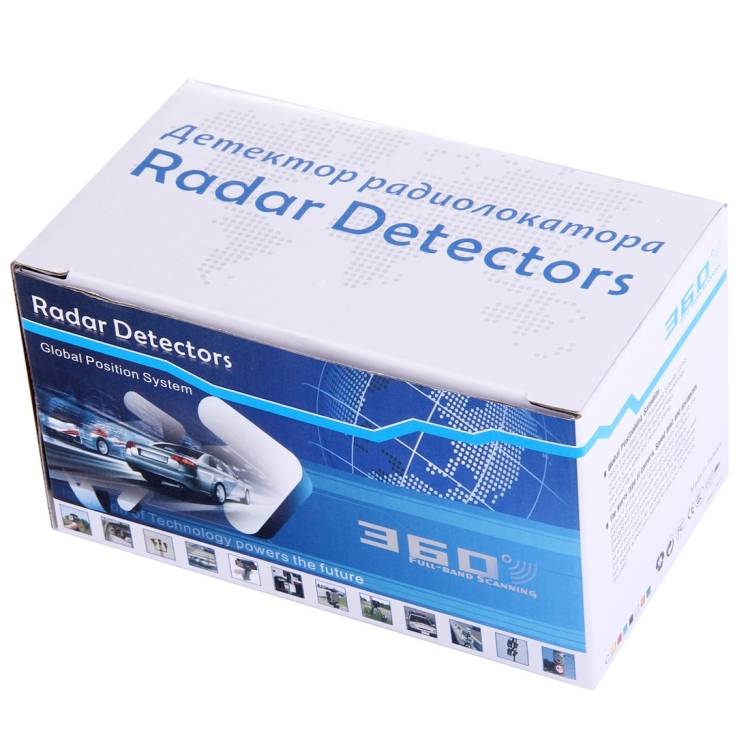 V8 Black 180 Degrees Full-Band Scanning Advanced Radar Detectors and Laser Defense Systems, Built-i