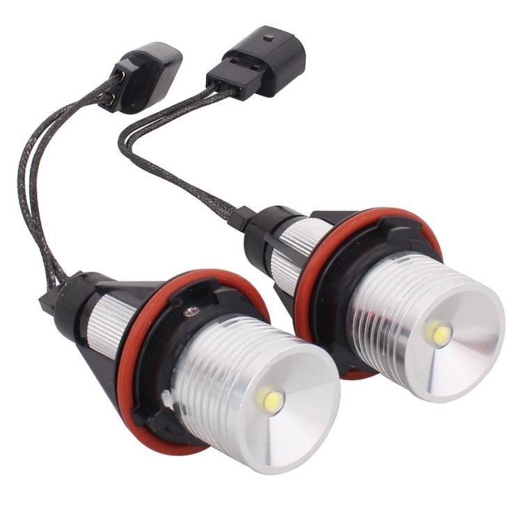 MZ E39 3W 240LM LED Super Bright Car Angel Eyes White Daytime Running Marker Light for BMW E39, DC 8