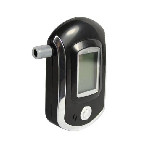 3 digitals LCD Display Breath Alcohol Tester Analyzer(Black)